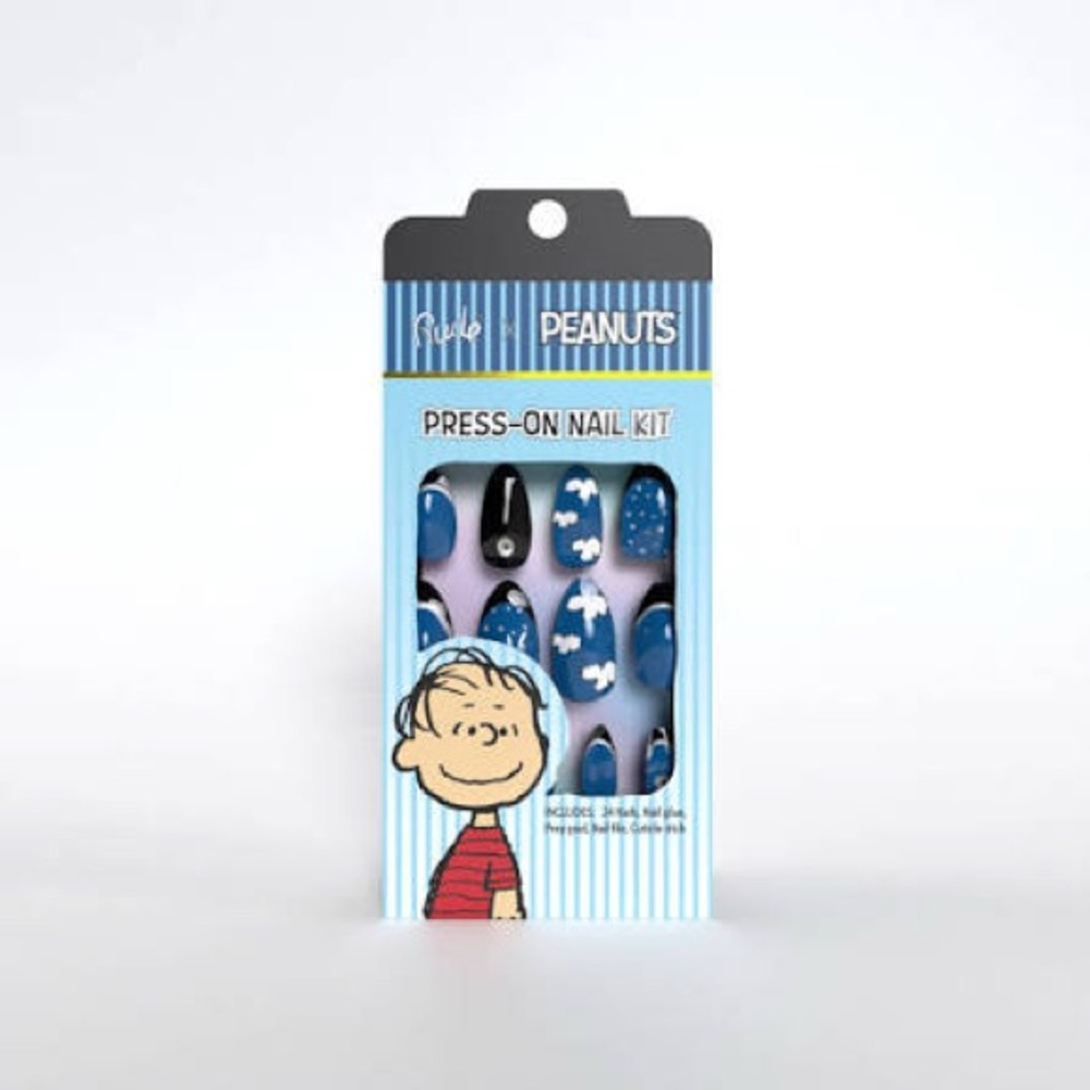 Rude X Peanuts Press-On Nail Kit- Linus